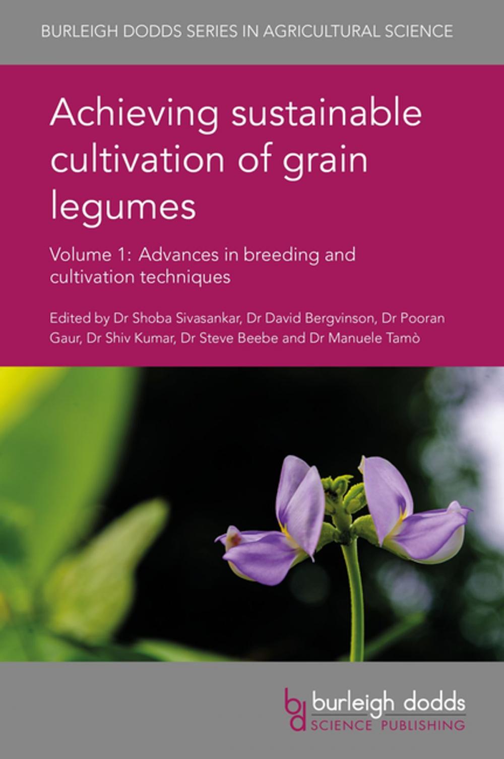 Big bigCover of Achieving sustainable cultivation of grain legumes Volume 1