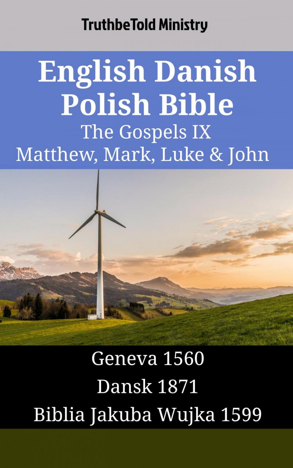 Big bigCover of English Danish Polish Bible - The Gospels IX - Matthew, Mark, Luke & John