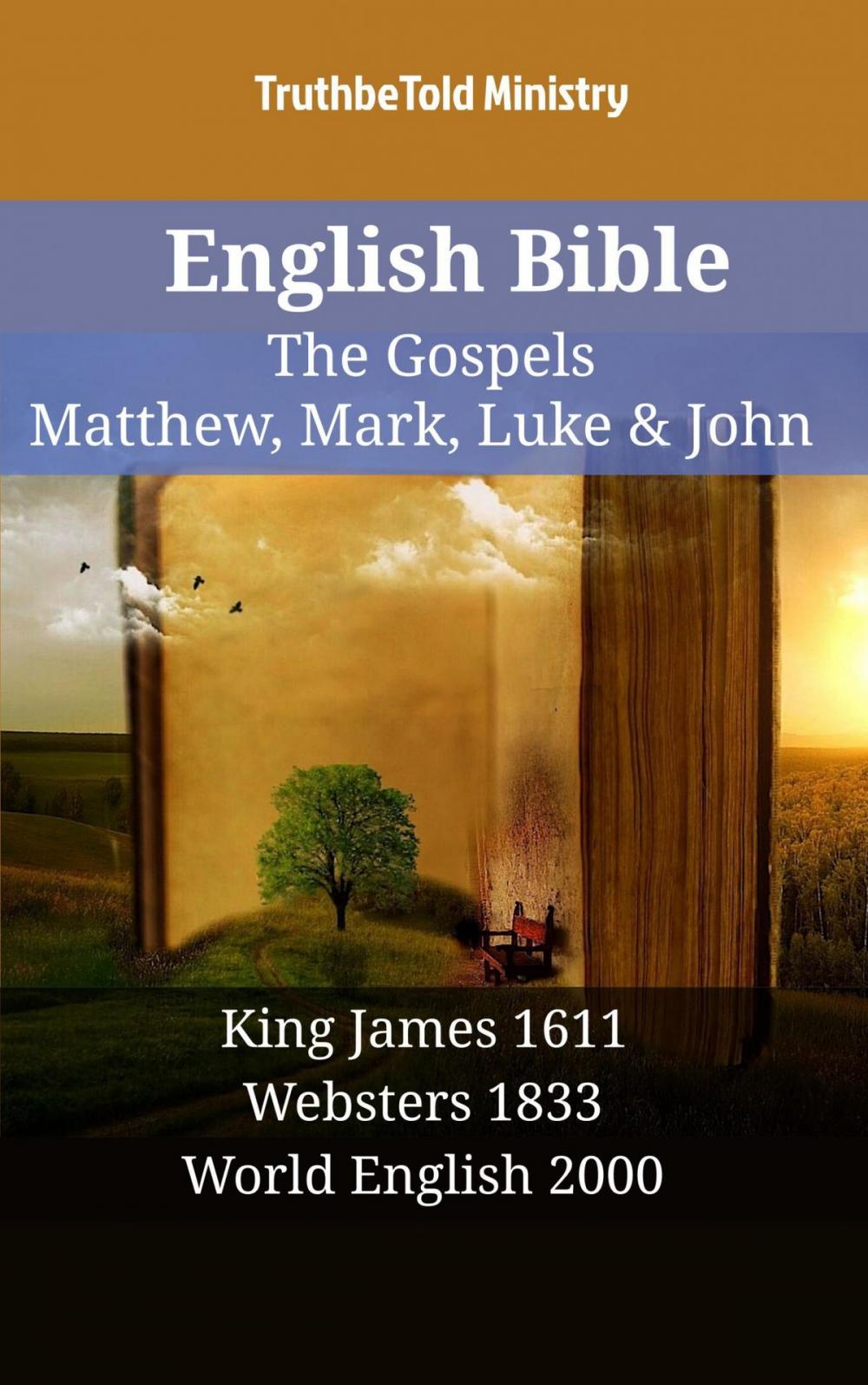 Big bigCover of English Bible - The Gospels - Matthew, Mark, Luke & John