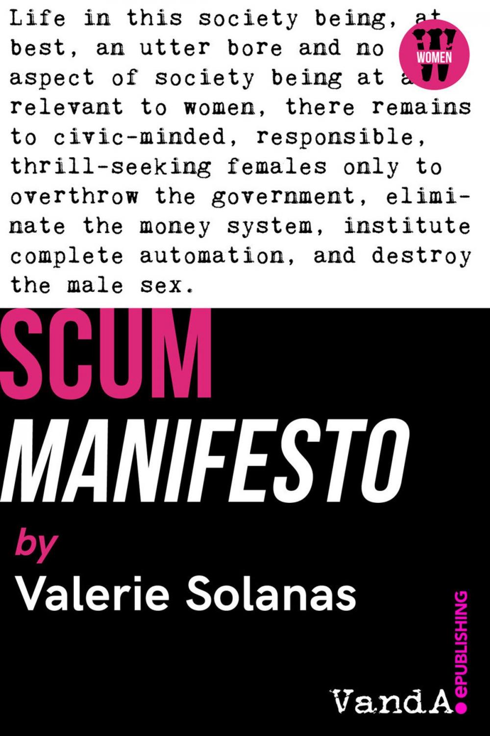 Big bigCover of SCUM Manifesto