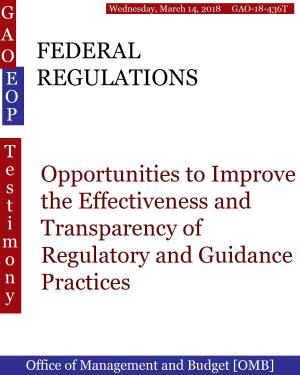 Cover of FEDERAL REGULATIONS