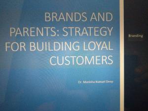 Book cover of BRANDS AND PARENTS: STRATEGY FOR BUILDING LOYAL CUSTOMERS