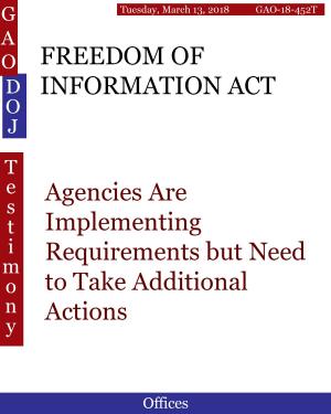 Cover of the book FREEDOM OF INFORMATION ACT by Hugues Dumont