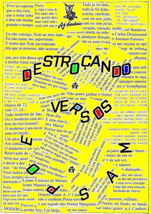 Cover of Destroçando Versos by A.J. Cardiais, Clube de Autores