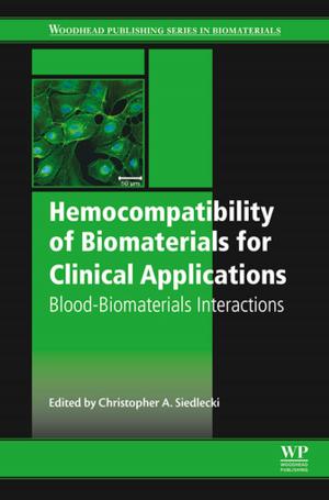 Cover of the book Hemocompatibility of Biomaterials for Clinical Applications by Guillaume Delaplace, Karine Loubière, Fabrice Ducept, Romain Jeantet