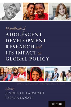 Cover of the book Handbook of Adolescent Development Research and Its Impact on Global Policy by Steven M. Gillon