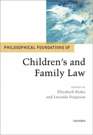 Cover of the book Philosophical Foundations of Children's and Family Law by Robin Waterfield