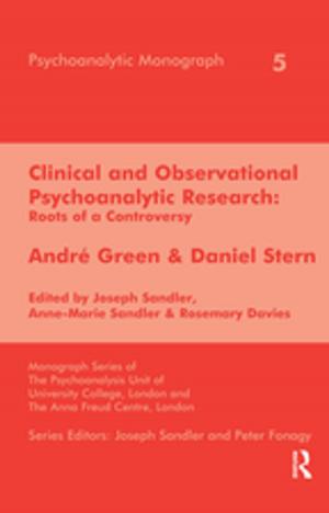 Cover of the book Clinical and Observational Psychoanalytic Research by Anne Maydan Nicotera, Marcia J. Clinkscales, Felicia R. Walker