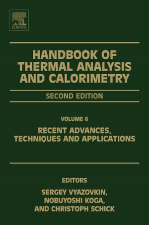 Cover of the book Handbook of Thermal Analysis and Calorimetry by Dong Yuan, Yun Yang, Jinjun Chen