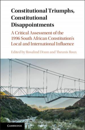 Cover of the book Constitutional Triumphs, Constitutional Disappointments by Kenneth Seeskin