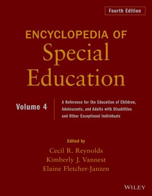 Cover of Encyclopedia of Special Education, Volume 4