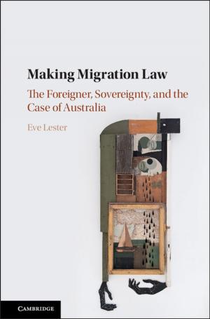 Cover of the book Making Migration Law by Deborah Vischak