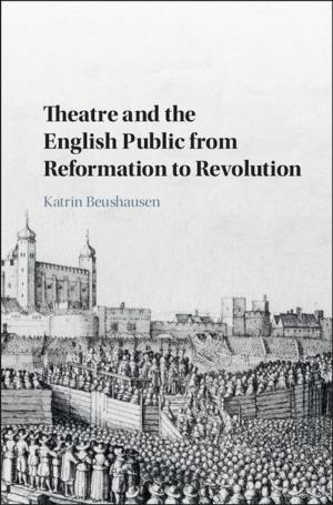 Cover of the book Theatre and the English Public from Reformation to Revolution by Nick Cheesman