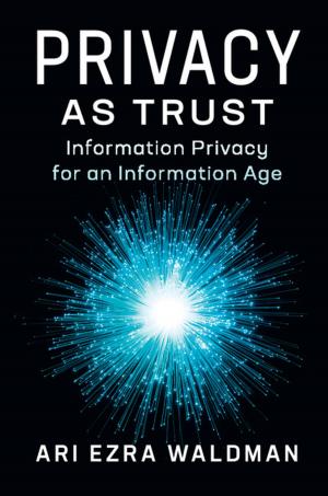Cover of the book Privacy as Trust by Brady Wagoner