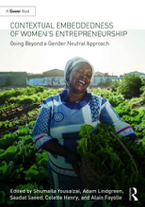Book cover of Contextual Embeddedness of Women's Entrepreneurship