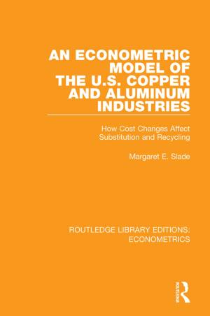 Cover of the book An Econometric Model of the U.S. Copper and Aluminum Industries by Theodore H. Hoff, Richard W. Park