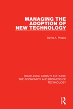 Book cover of Managing the Adoption of New Technology