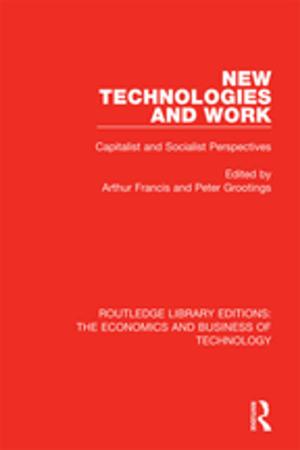 Cover of the book New Technologies and Work by Benjamin Veghte