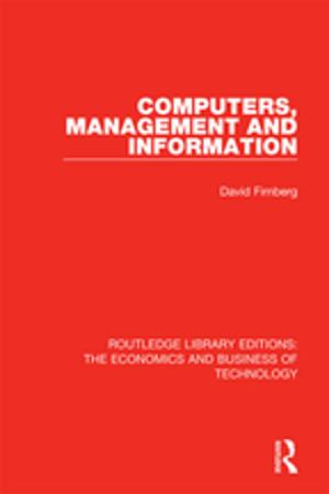 Cover of the book Computers, Management and Information by Piaget, Jean & Inhelder, Brbel