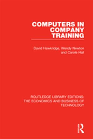 Cover of the book Computers in Company Training by Paul L. Knox