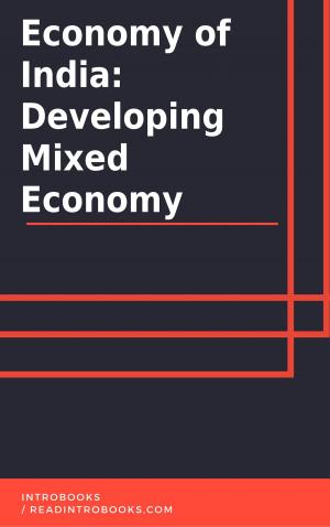 Book cover of Economy of India: A Developing Mixed Economy