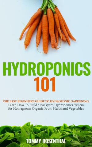 Cover of the book Hydroponics 101: The Easy Beginner’s Guide to Hydroponic Gardening. Learn How To Build a Backyard Hydroponics System for Homegrown Organic Fruit, Herbs and Vegetables by Jordan Hetrick
