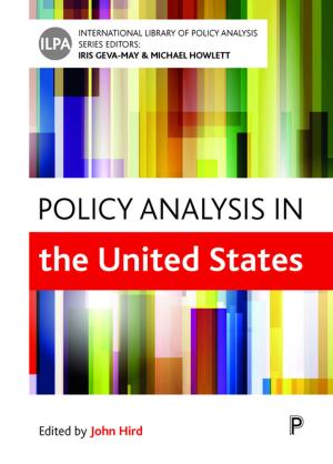 Cover of the book Policy Analysis in the United States by O'Connor, Francis, Della Porta, Donatella