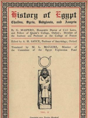 Book cover of History of Egypt, Chaldea, Syria, Babylonia, and Assyria, Vol. 2