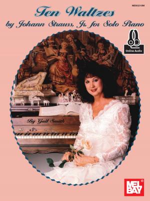 Cover of the book Ten Waltzes by Johann Strauss, Jr. for Solo Piano by Steve Baughman