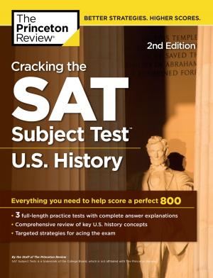Book cover of Cracking the SAT Subject Test in U.S. History, 2nd Edition