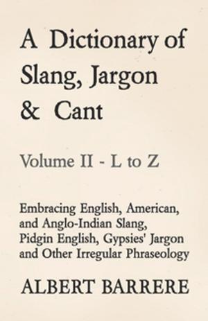 bigCover of the book A Dictionary of Slang, Jargon & Cant - Embracing English, American, and Anglo-Indian Slang, Pidgin English, Gypsies' Jargon and Other Irregular Phraseology - Volume II - L to Z by 
