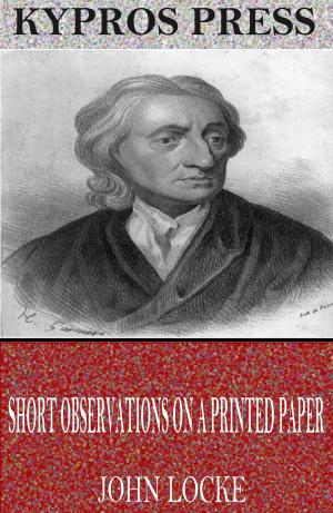 Book cover of Short Observations on a Printed Paper