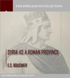 Cover of the book Syria as a Roman Province by Charles Coppens S.J.