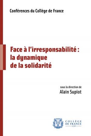 Cover of the book Face à l'irresponsabilité : la dynamique de la solidarité by Anne Cheng