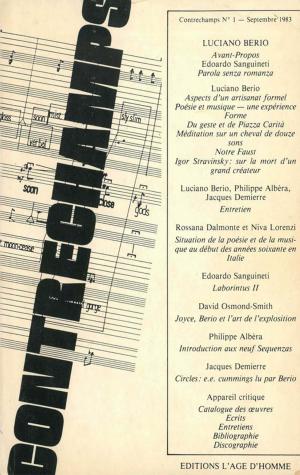 Cover of the book Luciano Berio by Joseph Conrad