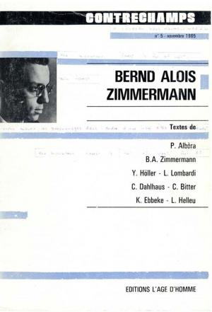 Cover of the book Bernd Alois Zimmermann by Collectif