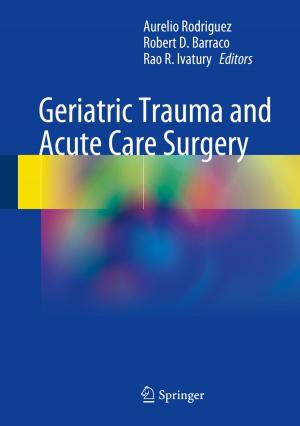 Cover of the book Geriatric Trauma and Acute Care Surgery by Jessica Lindblom