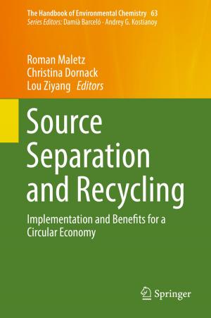 Cover of the book Source Separation and Recycling by Mauro Parodi, Marco Storace