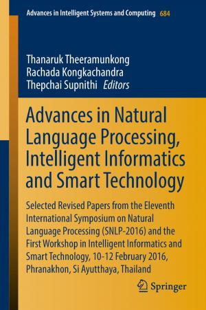 Cover of the book Advances in Natural Language Processing, Intelligent Informatics and Smart Technology by 