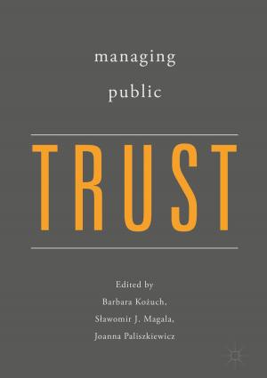 Cover of the book Managing Public Trust by M. Reza Eslami