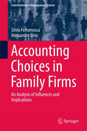 Cover of the book Accounting Choices in Family Firms by David Elliott, Terence Cook
