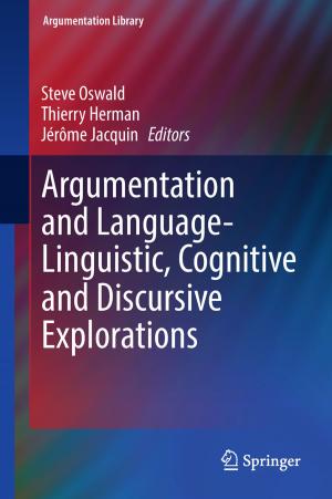 Cover of the book Argumentation and Language — Linguistic, Cognitive and Discursive Explorations by Manlio Del Giudice, Maria Rosaria Della Peruta