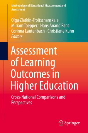 Cover of the book Assessment of Learning Outcomes in Higher Education by Pierre Sagaut, Claude Cambon