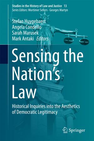 Cover of the book Sensing the Nation's Law by Madjid Karimirad