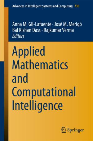 Cover of the book Applied Mathematics and Computational Intelligence by Carlos Cordon, Pau Garcia-Milà, Teresa Ferreiro Vilarino, Pablo Caballero
