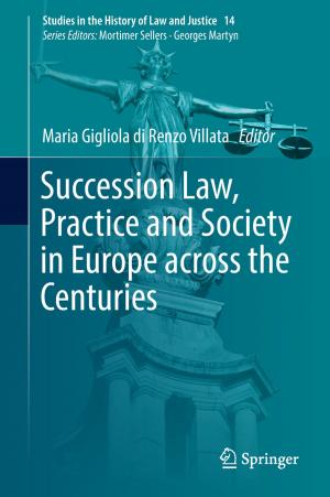 Cover of the book Succession Law, Practice and Society in Europe across the Centuries by Yulia Veld-Merkoulova, Svetlana Viteva