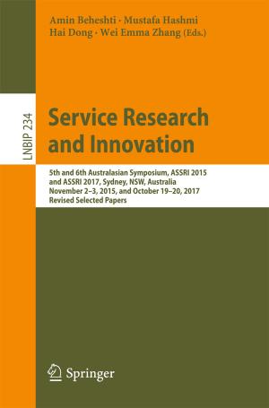 Cover of the book Service Research and Innovation by Fenella M. W. Billing