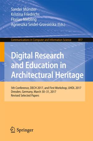 bigCover of the book Digital Research and Education in Architectural Heritage by 