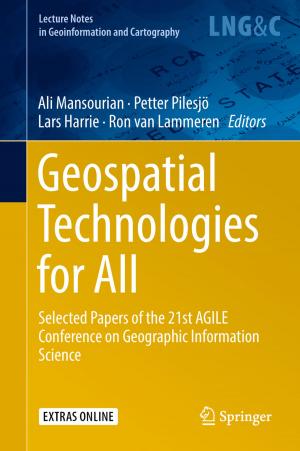 Cover of the book Geospatial Technologies for All by Alexandre Mendonça Teixeira, Lara de Oliveira Arinelli, José Luiz de Medeiros, Ofélia de Queiroz Fernandes Araújo