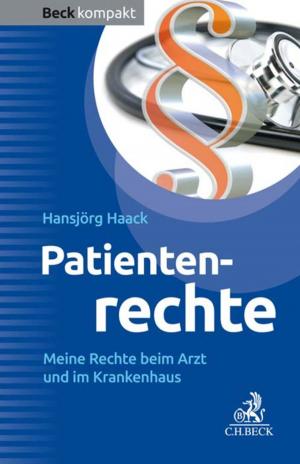 Cover of the book Patientenrechte by Johannes Hochmuth, Guido Ubert, Josef Kaspar